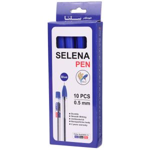 خودکار آبی سلنا Selena 0.5mm بسته 10 عددی