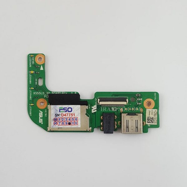 برد یو اس بی و هدفون و رم ریدر لپ تاپ ایسوس X555LD