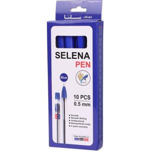 خودکار آبی سلنا Selena 0.5mm بسته 10 عددی